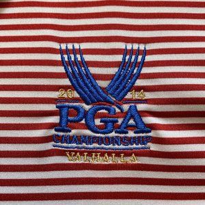MENS CUTTER & BUCK GOLF POLO - 2014 PGA CHAMPIONSHIP - L